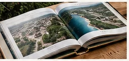 Beau livre d’entreprise illustré — visuel d’ambiance non contractuel